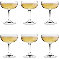 Argon Tableware Copas de champán Tipo Pompadour - En Caja Regalo - 180 ml - Pack de 6